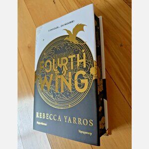 Fourth Wing French Edition Rebecca Yarros Hardcover Special Sprayed Hardcover